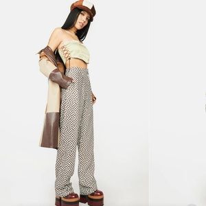 Peppermayo Tailored Checkered Pant